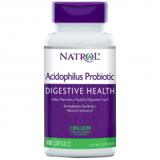 Natrol Suplemento Probiótico para Digestão Acidosphilus Probiotic (100 Cápsulas)